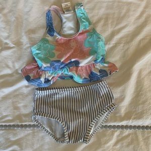 Cutest Rufflebutts Racerback Bathing Suit Set